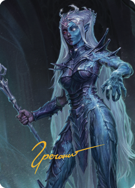 Mocking Doppelganger Art Card (Gold-Stamped Signature) [Commander Legends: Battle for Baldur's Gate Art Series] | North Game Den