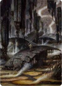 Grimclimb Pathway Art Card [Zendikar Rising Art Series] | North Game Den