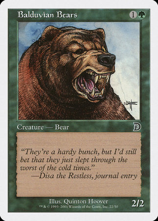 Balduvian Bears [Deckmasters] | North Game Den