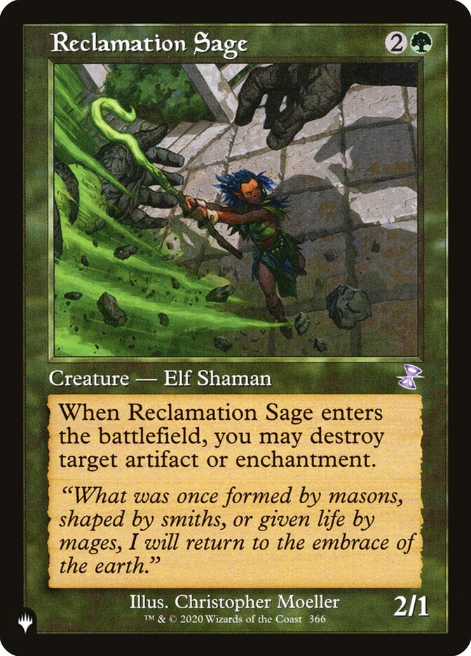 Reclamation Sage [The List] | North Game Den