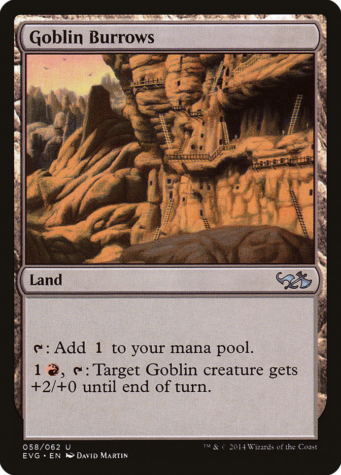 Goblin Burrows (Elves vs. Goblins) [Duel Decks Anthology] | North Game Den