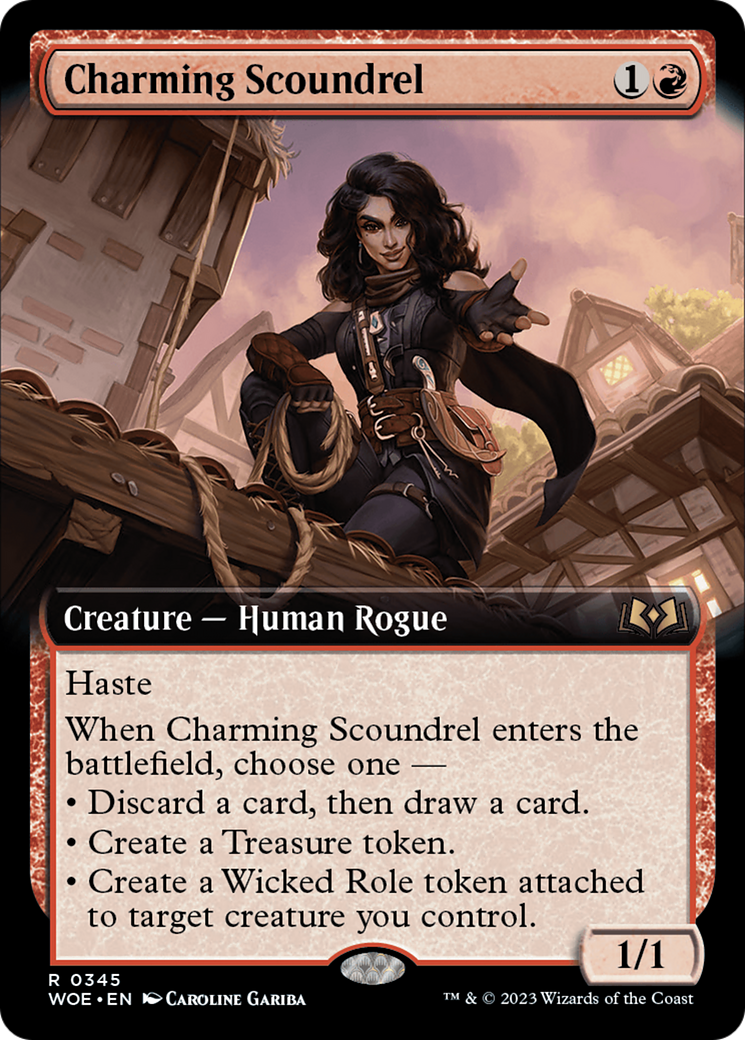 Charming Scoundrel (Extended Art) [Wilds of Eldraine] | North Game Den