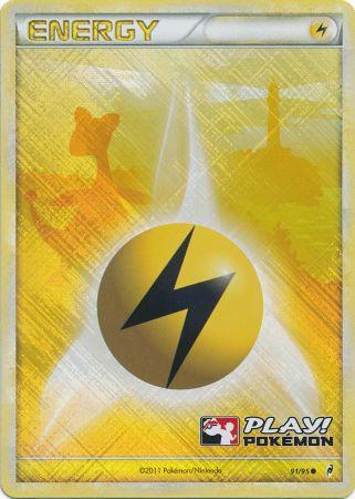 Lightning Energy (91/95) (Play Pokemon Promo) [HeartGold & SoulSilver: Call of Legends] | North Game Den