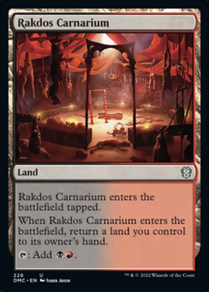 Rakdos Carnarium [Dominaria United Commander] | North Game Den