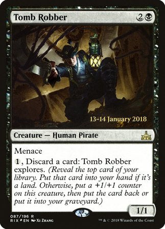 Tomb Robber [Rivals of Ixalan Promos] | North Game Den