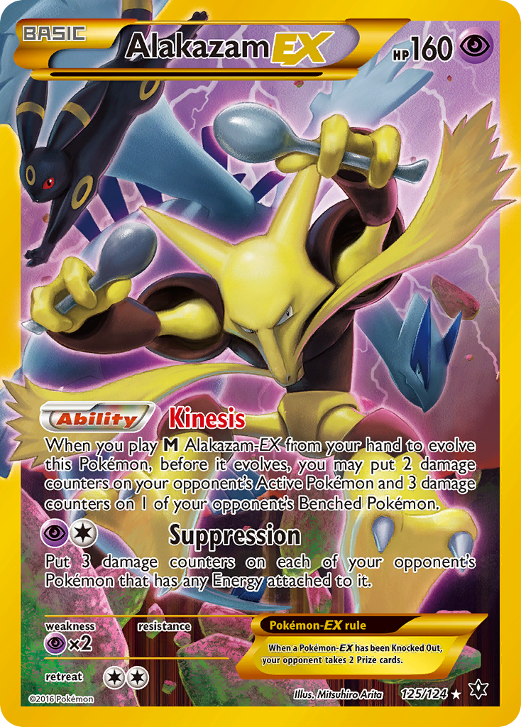 Alakazam EX (125/124) [XY: Fates Collide] | North Game Den