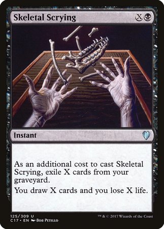 Skeletal Scrying [Commander 2017] | North Game Den