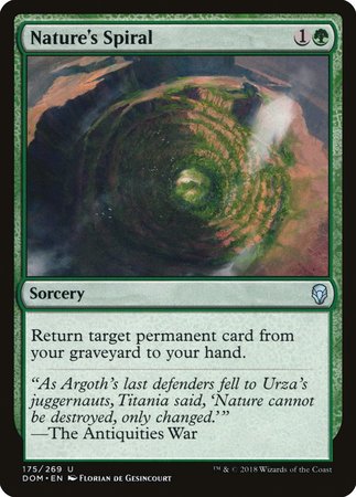 Nature's Spiral [Dominaria] | North Game Den