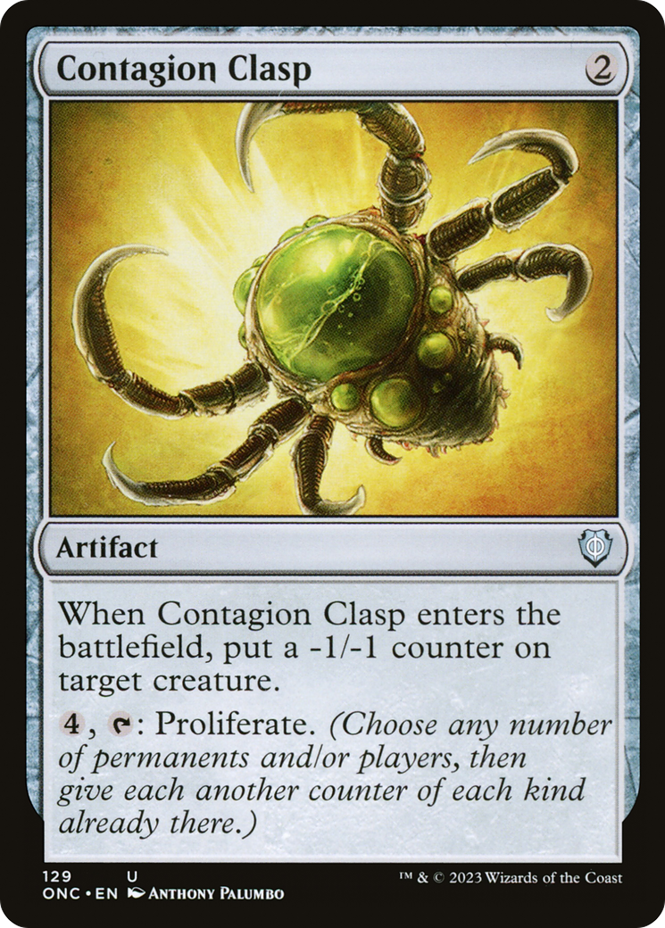 Contagion Clasp [Phyrexia: All Will Be One Commander] | North Game Den