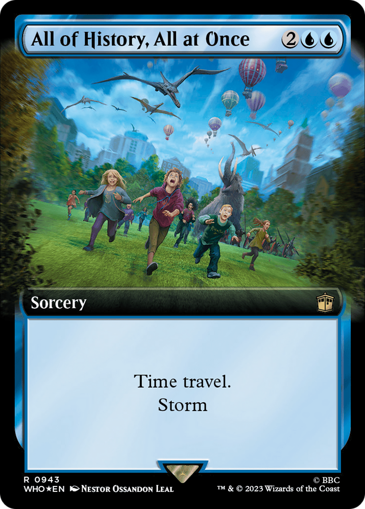 All of History, All at Once (Extended Art) (Surge Foil) [Doctor Who] | North Game Den