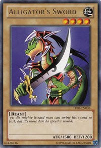 Alligator's Sword [TU08-EN006] Rare | North Game Den