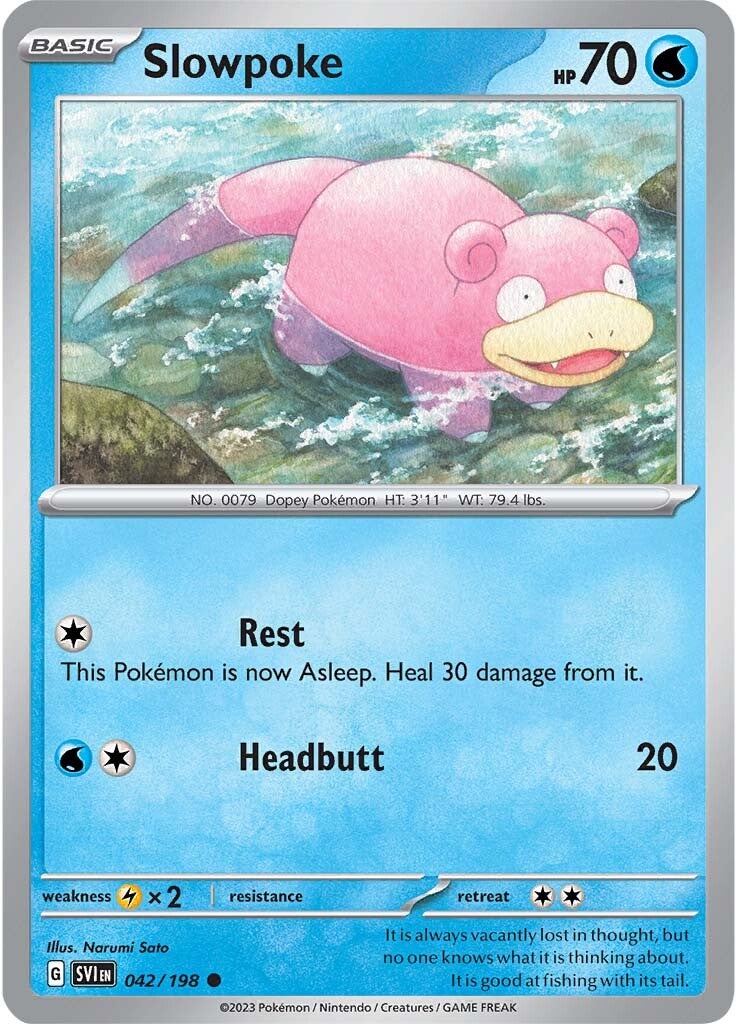 Slowpoke (042/198) [Scarlet & Violet: Base Set] | North Game Den