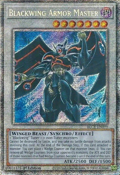 Blackwing Armor Master [BLCR-EN099] Starlight Rare | North Game Den