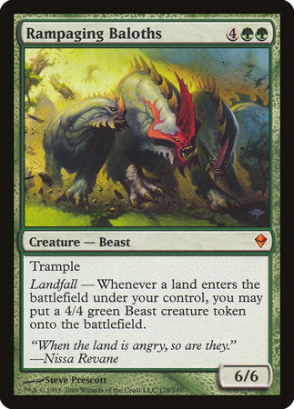 Rampaging Baloths [Zendikar] | North Game Den