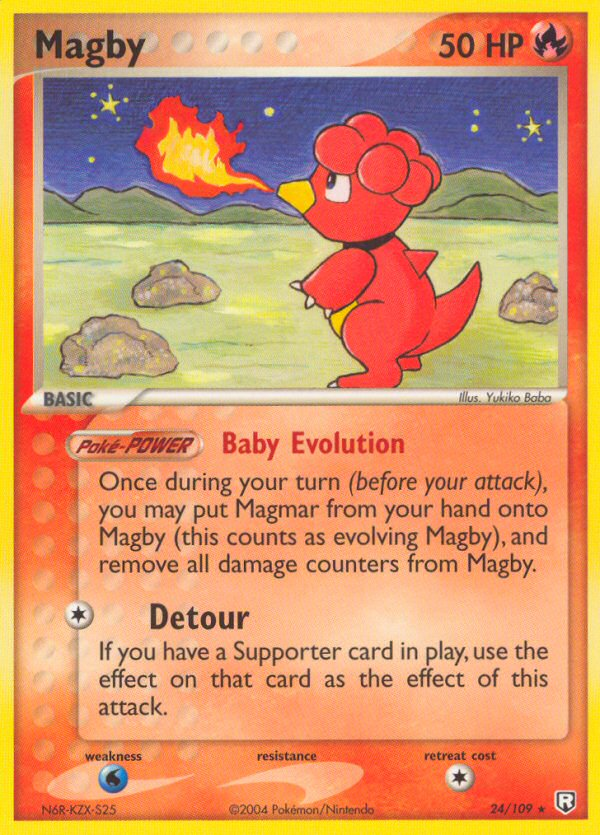 Magby (24/109) [EX: Team Rocket Returns] | North Game Den