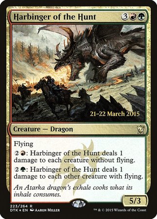 Harbinger of the Hunt [Dragons of Tarkir Promos] | North Game Den