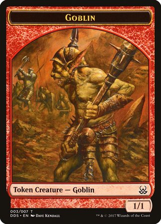 Goblin Token [Duel Decks: Mind vs. Might Tokens] | North Game Den