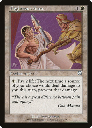 Righteous Aura [Mercadian Masques] | North Game Den