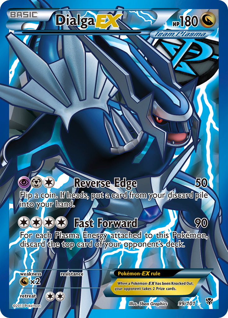 Dialga EX (99/101) [Black & White: Plasma Blast] | North Game Den