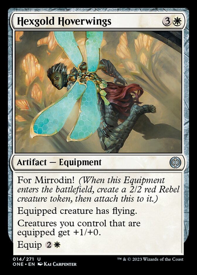 Hexgold Hoverwings [Phyrexia: All Will Be One] | North Game Den