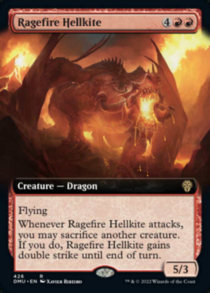 Ragefire Hellkite (Extended Art) [Dominaria United] | North Game Den