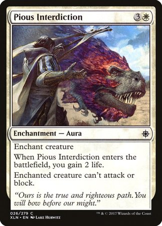 Pious Interdiction [Ixalan] | North Game Den