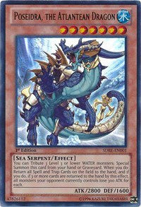 Poseidra, the Atlantean Dragon [SDRE-EN001] Ultra Rare | North Game Den