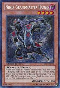 Ninja Grandmaster Hanzo [CT09-EN003] Secret Rare | North Game Den