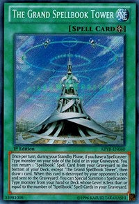 The Grand Spellbook Tower [ABYR-EN060] Secret Rare | North Game Den