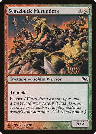 Scuzzback Marauders [Shadowmoor] | North Game Den