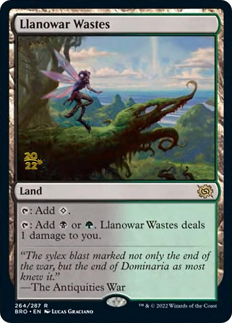 Llanowar Wastes [The Brothers' War: Prerelease Promos] | North Game Den