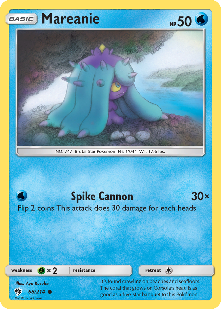 Mareanie (68/214) [Sun & Moon: Lost Thunder] | North Game Den