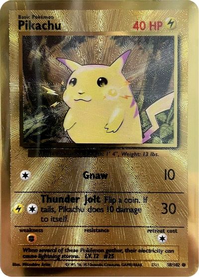 Pikachu (58/102) (Celebrations Metal Card) [Celebrations: 25th Anniversary] | North Game Den