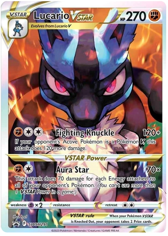 Lucario VSTAR (SWSH291) [Sword & Shield: Black Star Promos] | North Game Den