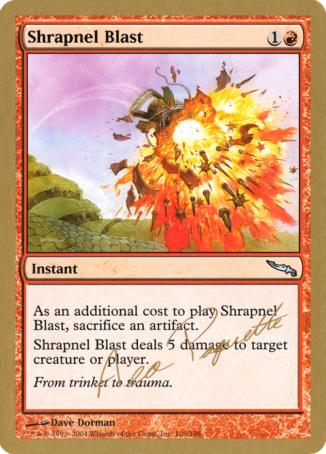 Shrapnel Blast (Aeo Paquette) [World Championship Decks 2004] | North Game Den