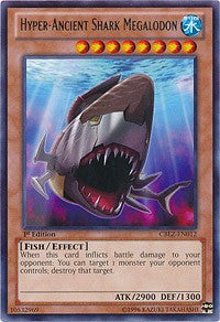 Hyper-Ancient Shark Megalodon [CBLZ-EN012] Rare | North Game Den