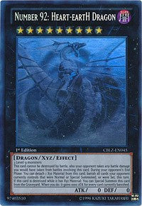 Number 92: Heart-eartH Dragon [CBLZ-EN045] Ghost Rare | North Game Den
