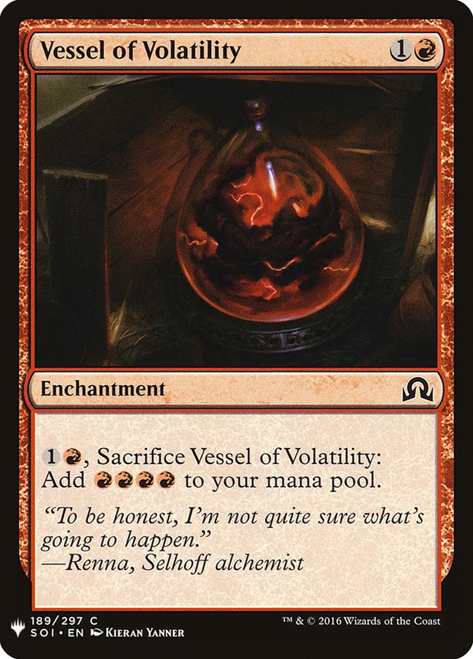Vessel of Volatility [Mystery Booster] | North Game Den