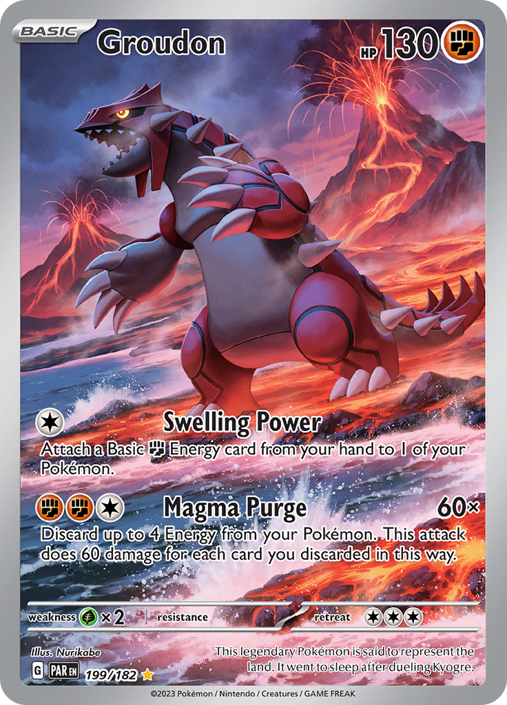 Groudon (199/182) [Scarlet & Violet: Paradox Rift] | North Game Den