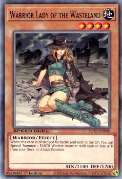 Warrior Lady of the Wasteland [SGX1-ENE05] Common | North Game Den