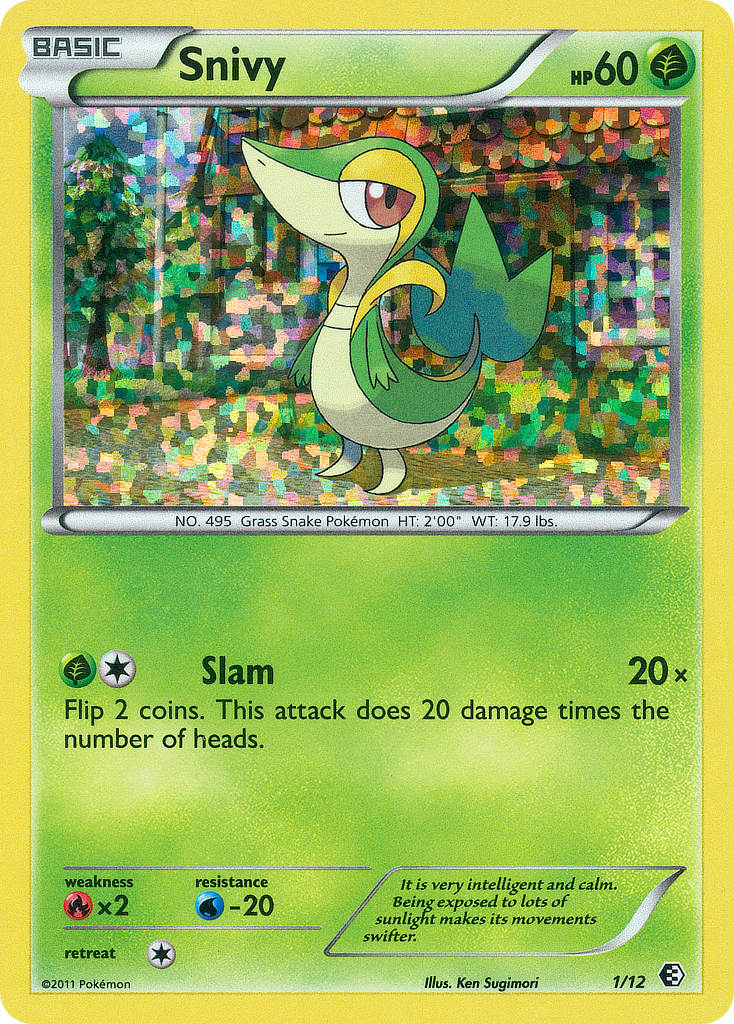 Snivy (1/12) [McDonald's Promos: 2011 Collection] | North Game Den