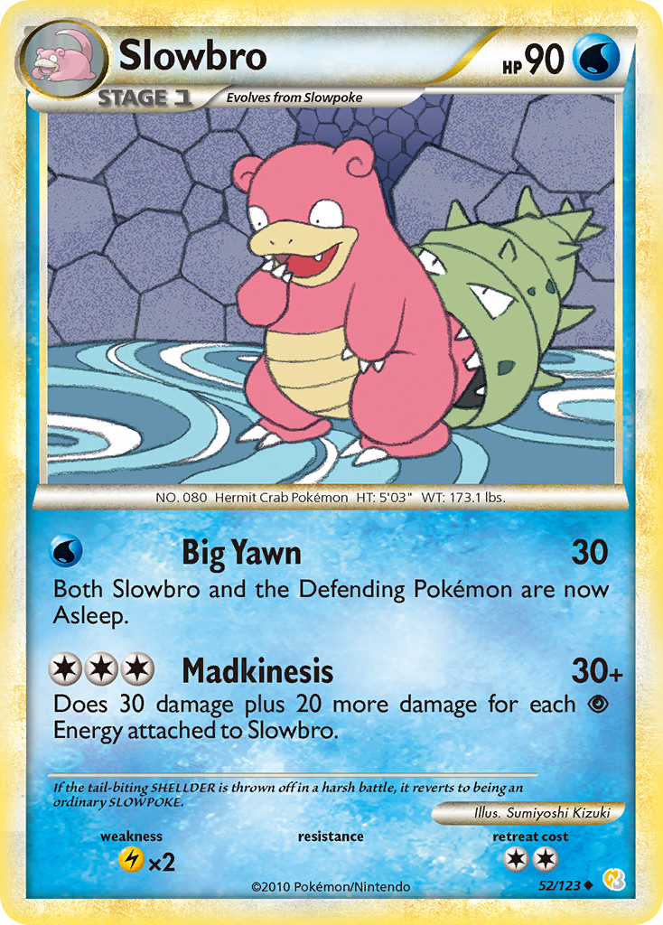 Slowbro (52/123) [HeartGold & SoulSilver: Base Set] | North Game Den