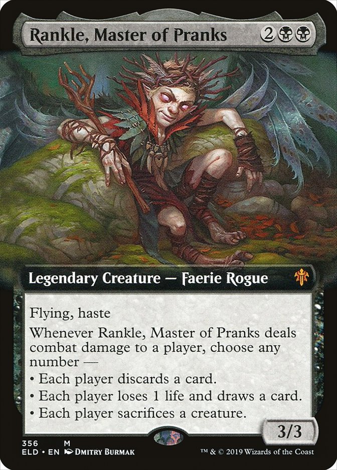 Rankle, Master of Pranks (Extended Art) [Throne of Eldraine] | North Game Den