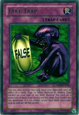 Fake Trap [MRD-EN056] Rare | North Game Den