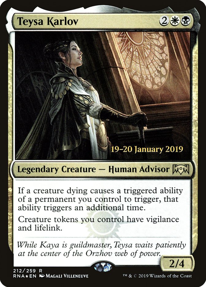 Teysa Karlov [Ravnica Allegiance Prerelease Promos] | North Game Den