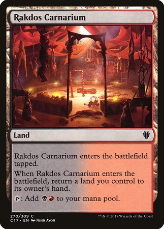 Rakdos Carnarium [Commander 2017] | North Game Den