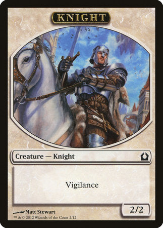 Knight Token [Return to Ravnica Tokens] | North Game Den