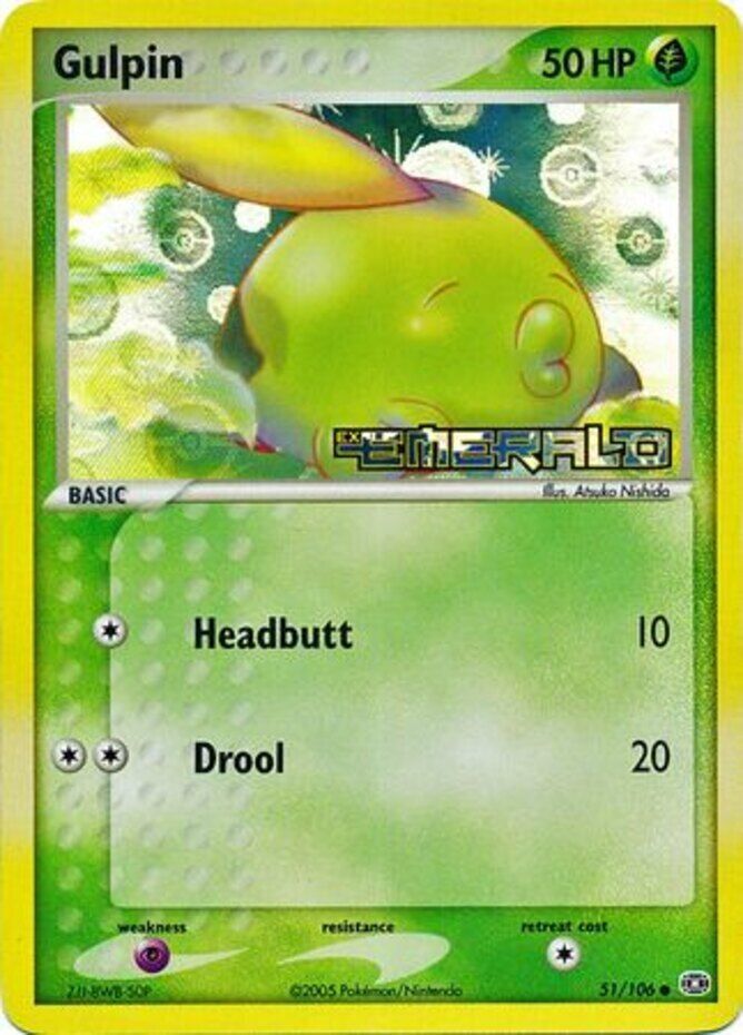 Gulpin (51/106) (Stamped) [EX: Emerald] | North Game Den