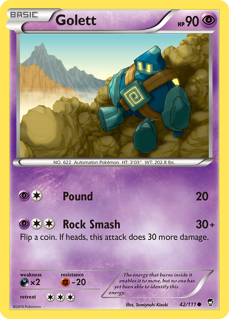 Golett (42/111) [XY: Furious Fists] | North Game Den