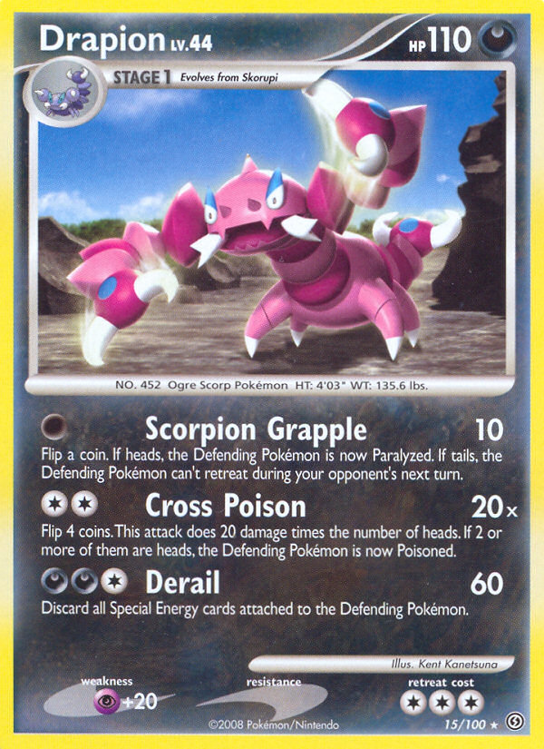 Drapion (15/100) [Diamond & Pearl: Stormfront] | North Game Den